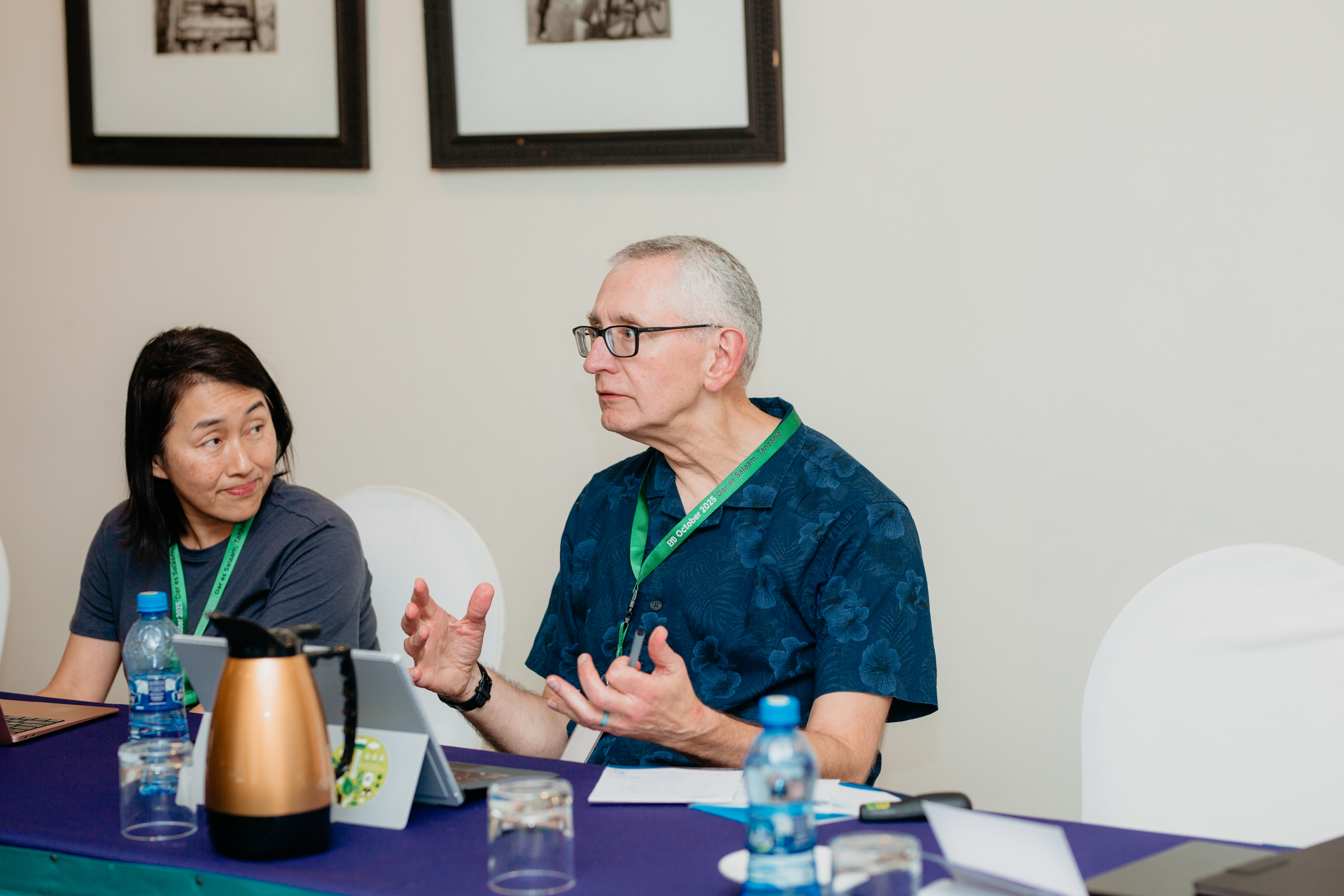 Two members of the research committee