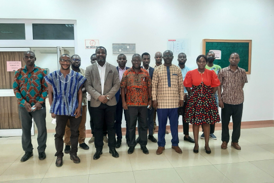 Workshop participants in a group photo