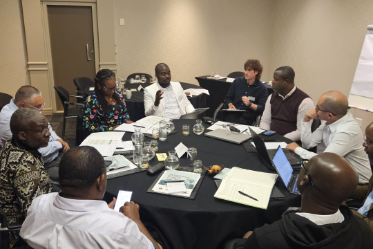 A group discussion during a breakout room session