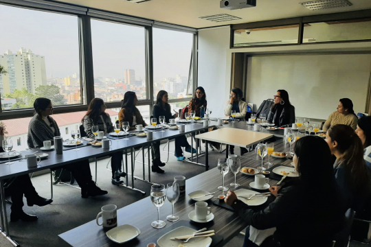 Brainstorm during WinEED breakfast. Photo by: WinEED team