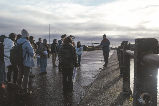 “Field work students program MADE, Universidad Austral de Chile, in Ancud 2025”