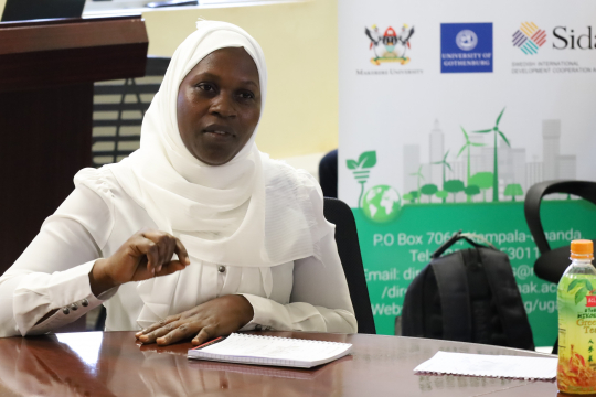 Dr. Aisha Nanyiti presenting the study findings