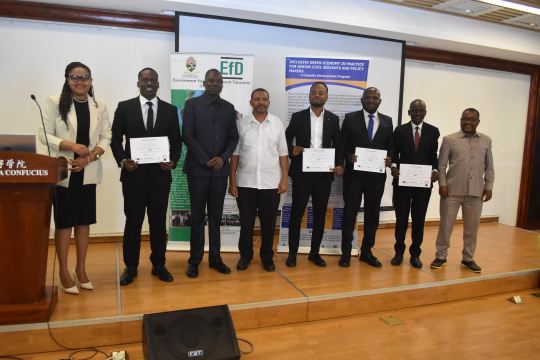 Tanzania IGE Fellows 2024 awarded certificate 