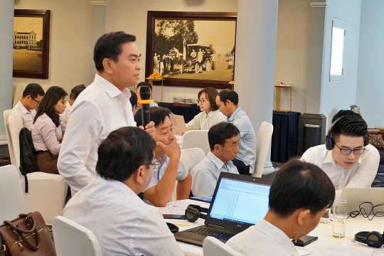 Mr. Doan Van Phuong, Director of the Tien Giang Province Department of Natural Resources and Environment