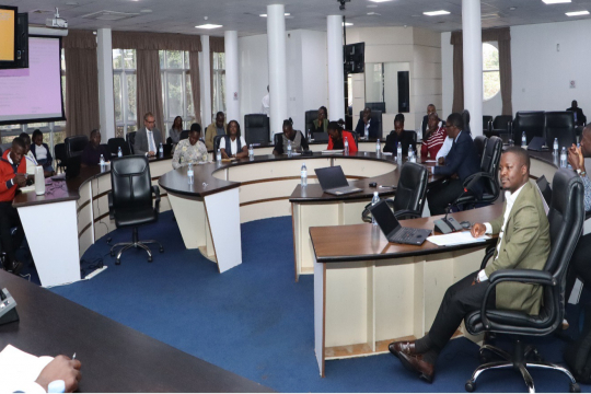 Participants in a conference room