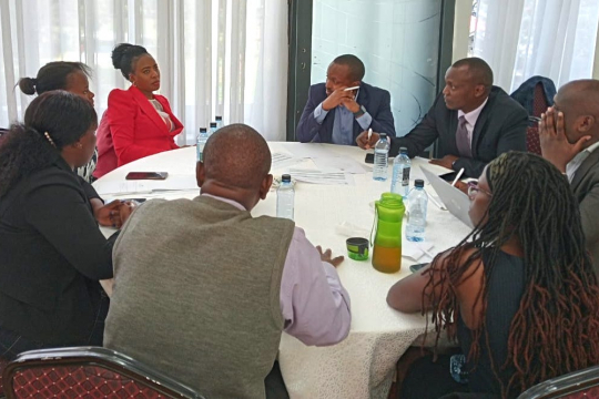 Stakeholders in meeting