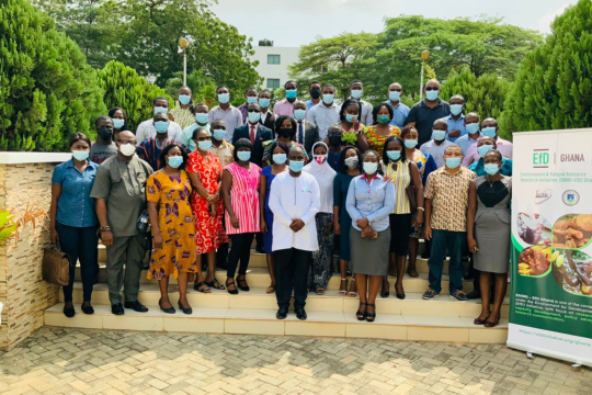 Group photo of facilitators and participants at the proposal and academic writing workshop