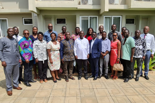 The workshop involved representatives from various sectors, including fisheries, energy, mining, agriculture, water, and forestry. 