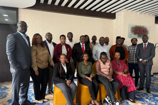 Stakeholders during a carbon market validation workshop. Photo:EfD Kenya