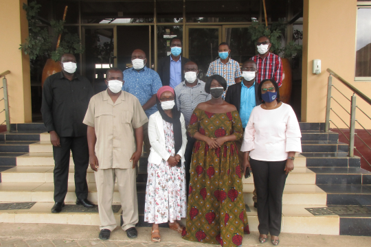 Section of participants group photo