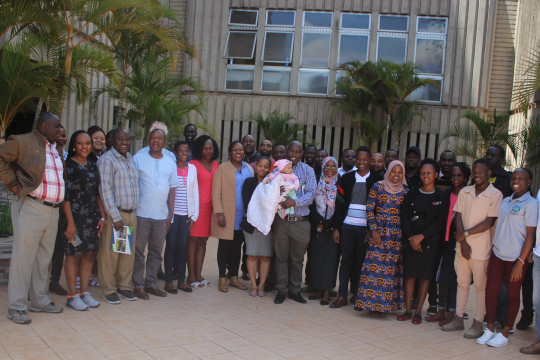 Group photo of the bootcamp participants at ESAMI -Arusha Tanzania