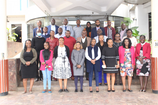 IGE Fellows, sector stakeholders, and the EfD Kenya team during the stakeholders’ workshop.