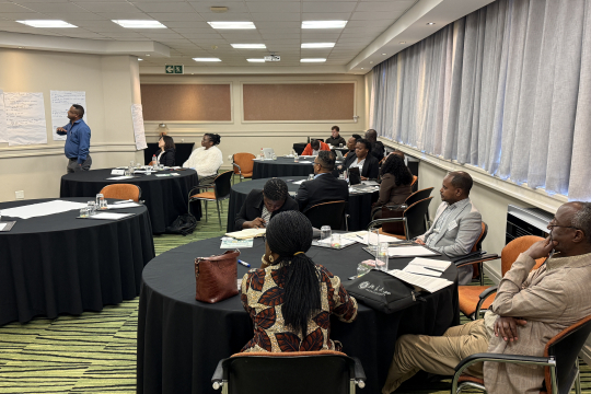 A group discussion during a breakout room session 