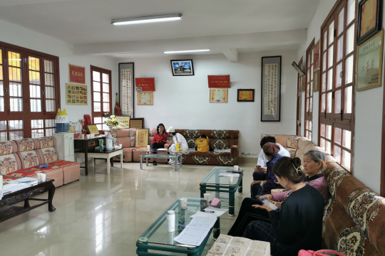 Three farmers invited to village center for the survey