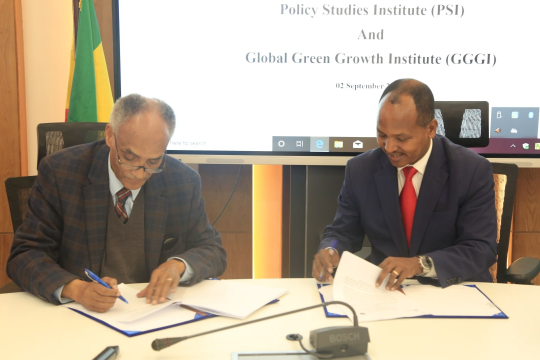PSI-GGGI MoU signing ceremony