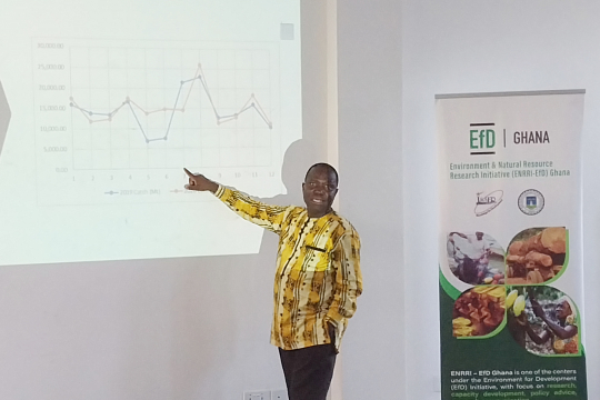 Wisdom Akpalu traces the effects of the 2022 closed season with data and evidence. Photo: Vicentia Quartey