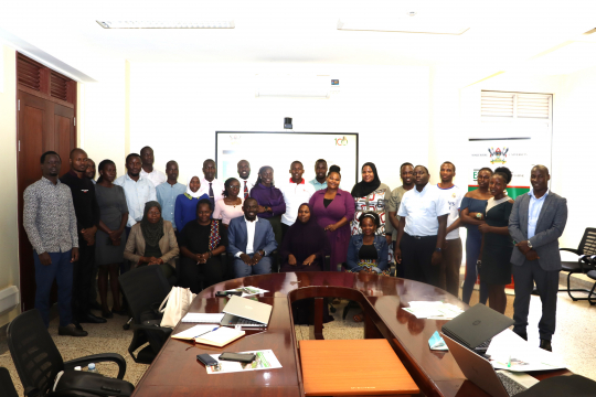 Participants in a group photo after the training. Photo: EfD-Mak Centre