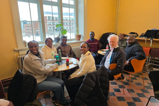 Participants share a moment with the students. Captured by Salvatory