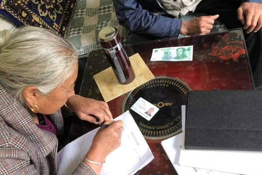 Respondents of Sichuan province completed the survey and got their payment