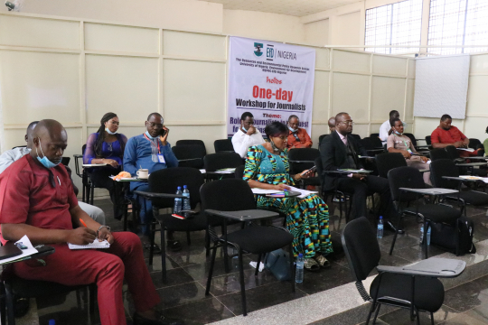 REPRC-EfD Nigeria workshop for Journalists 