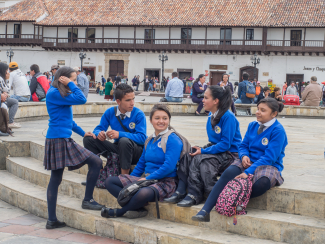 School children in Colombia
