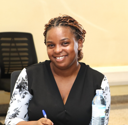 Kemigisha Irene during the meeting
