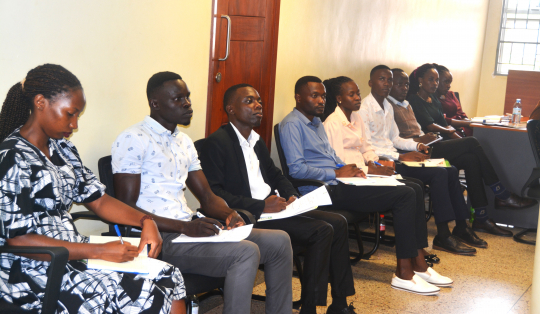 A section of Undergraduate and graduate students attending the meeting