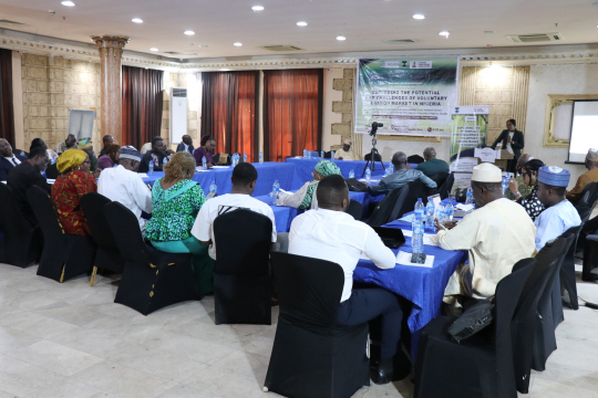 EfD Nigeria's workshop on potential and challenges of  Voluntary Carbon  Market 