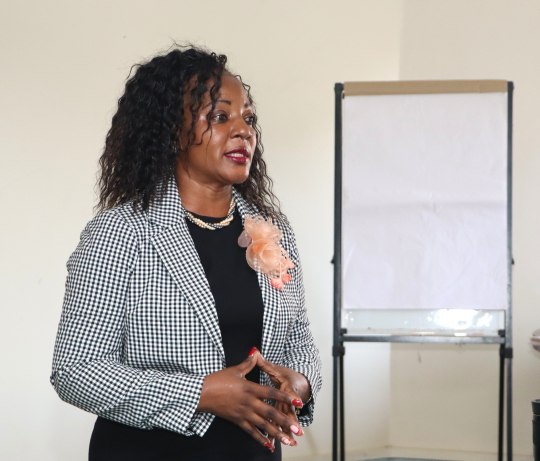 Dr. Sabrina Kitaka from MakRIF Secretariate