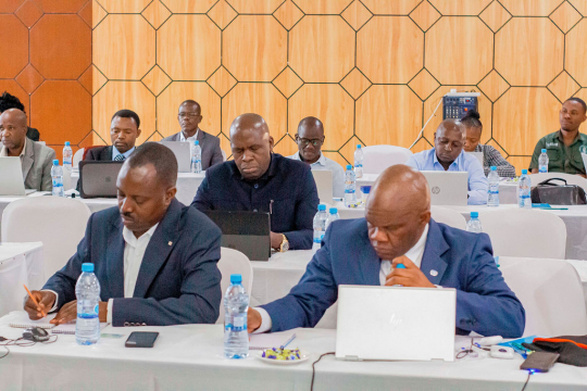 Participants at the graduation ceremony from institutiontions IGE graduates are working at
