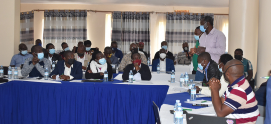 A section of participants attending the policy dialogue in Kabale