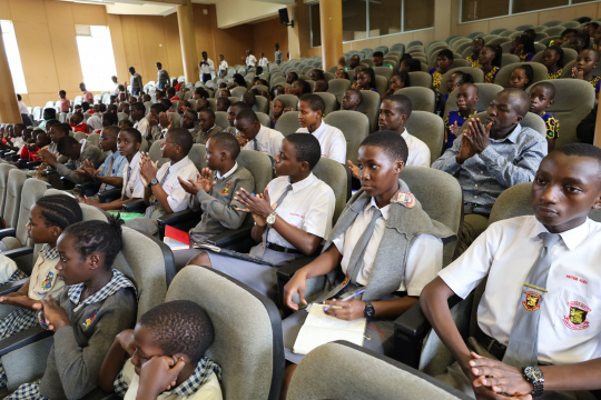 A section of secondary school students attending the conference: Photo by EfD Mak