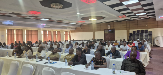 Participants attentively listening from Dr.Chegere 