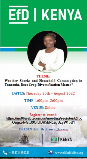 Seminar Series: Presenter: Dr. Laura Barasa