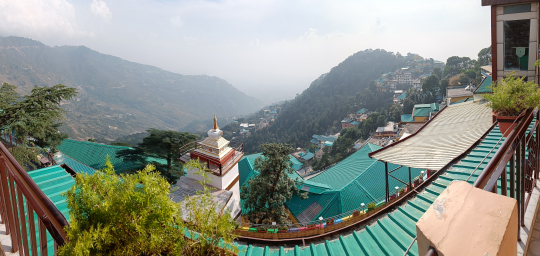 View from workshop