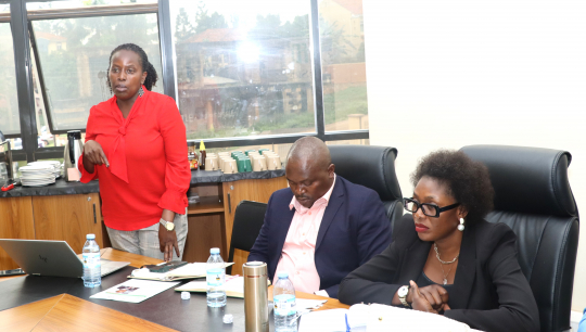 Christine one of the study beneficiaries sharing experiences from Nepal.JPG