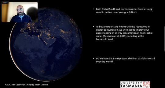 Dipendra Bhattarai presenting at the SETI 2023 Annual Workshop