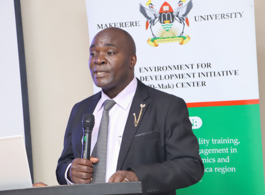 Dr. John Sseruyange represented the Director EfD-Mak centre.