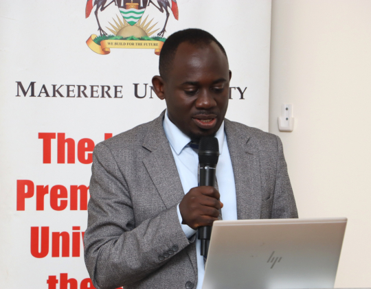 Dr. Peter Babyenda wrapping up the key take aways from the meeting