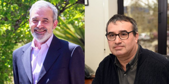 PhD Jorge Dresdner and PhD Carlos Chávez