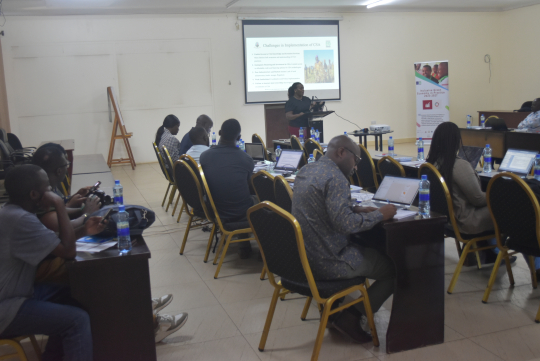 Participants attentively listening from Dr.Innocensia 