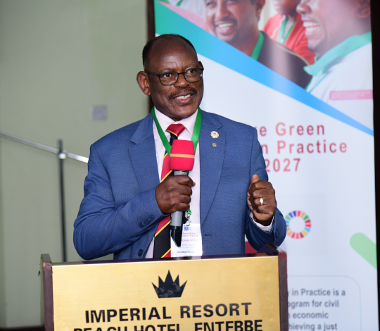 Prof. Barnabas Nawangwe making his opening remarks: Photo by Jane Anyango