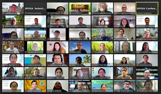 Participants at the Economy & Environment Partnership for Southeast Asian Annual Meeting