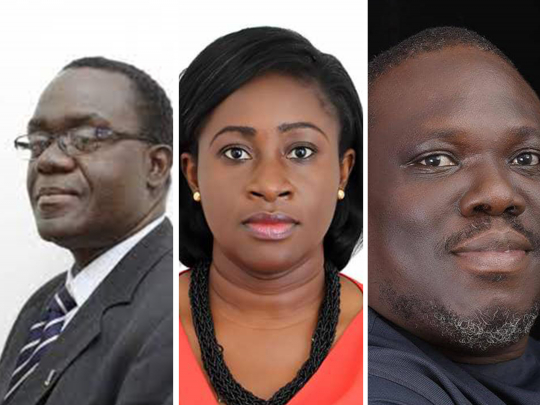 A collage of three EfD Ghana researchers involved in the study