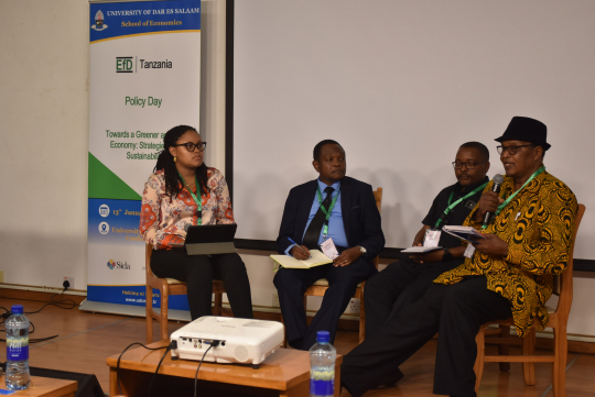 The panelists during EfDT Policy day discussing matters  