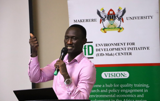 Emmanuel Odeng, MAAIF, delivering the keynote on behalf of the Commissioner