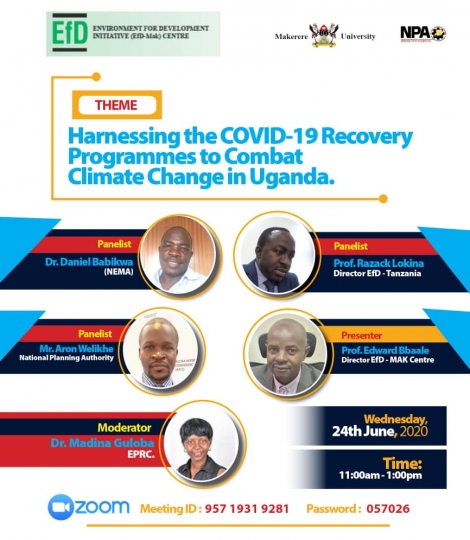 Flyer for zoom meeting