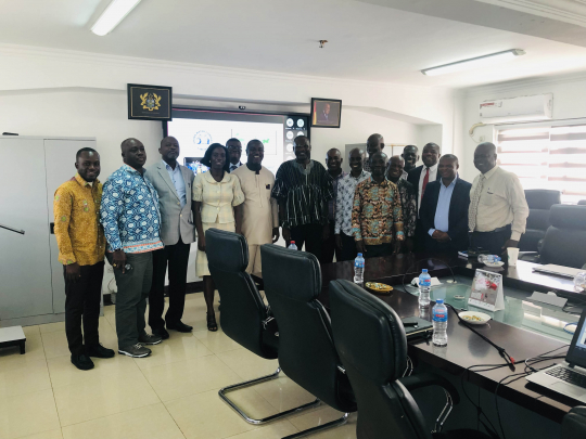 The meeting was an opportunity for EfD Ghana to interact and strengthen ties with GWCL Management