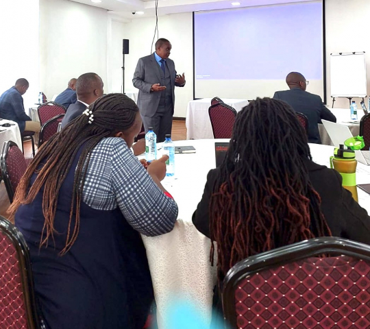 EfD Kenya Center Director and stakeholders. Photo: Jane Maina