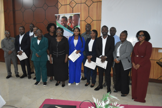 IGE graduating cohort 2026 together with  a few IGE alumni from previous cohorts, programme instructors and guest of honour.